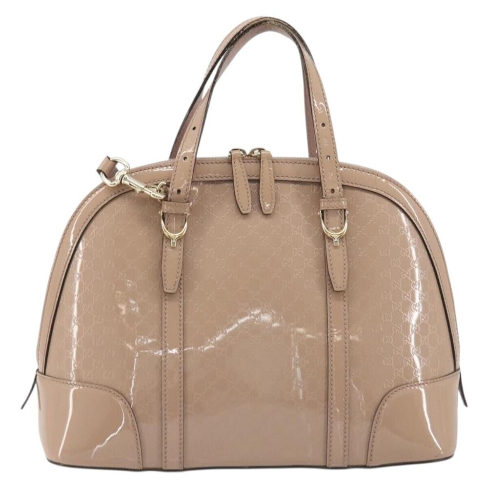 Gucci Nice Top Handle Microguccissima Patent Medium